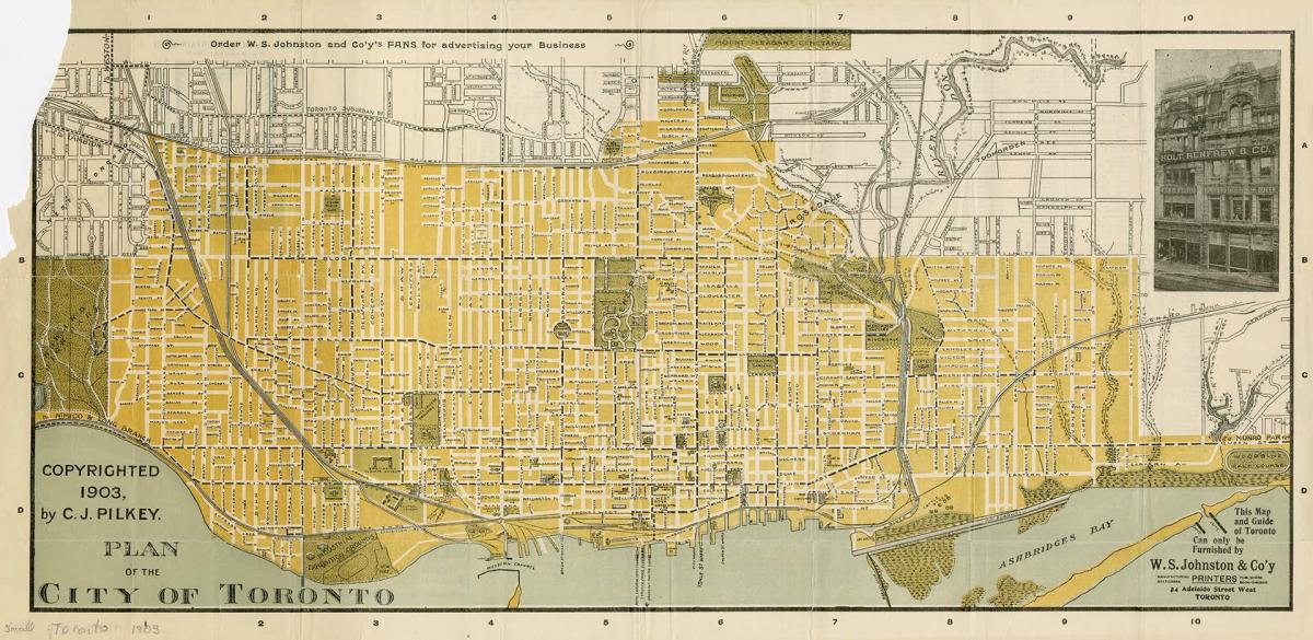 Peta kota Toronto 1903