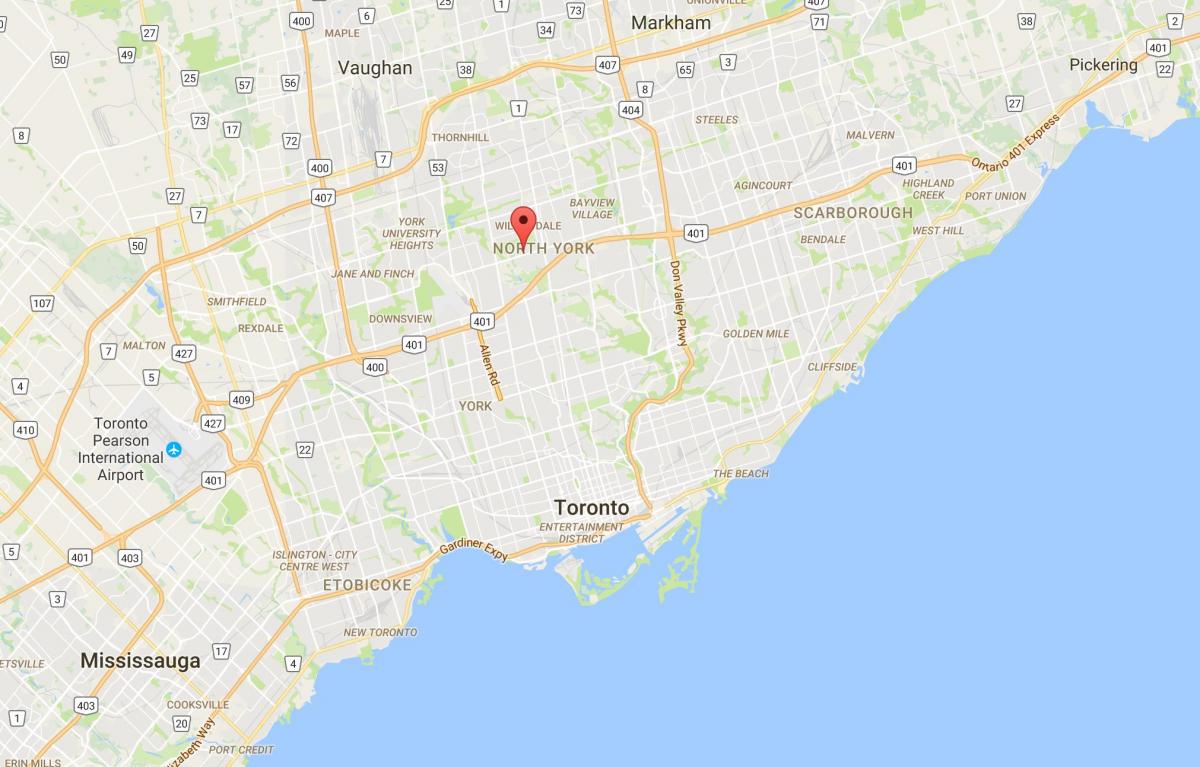 Peta Lansing district, Toronto