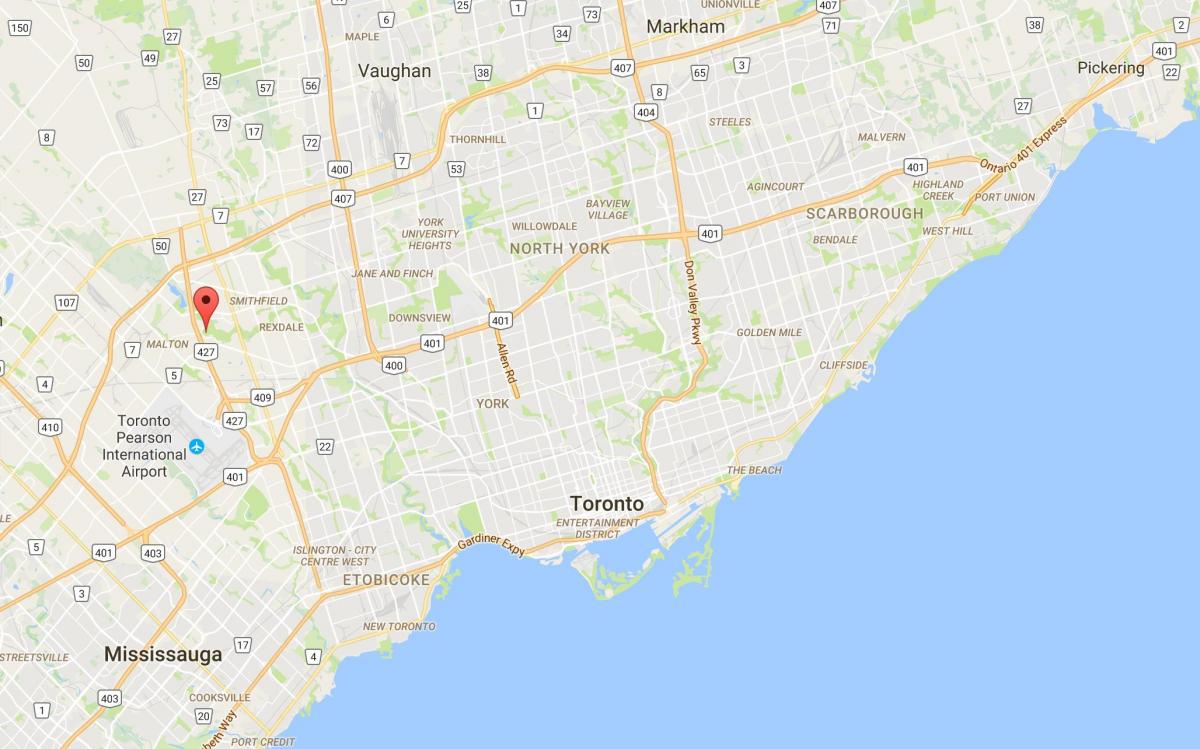 Peta Sekitar kawasan Toronto