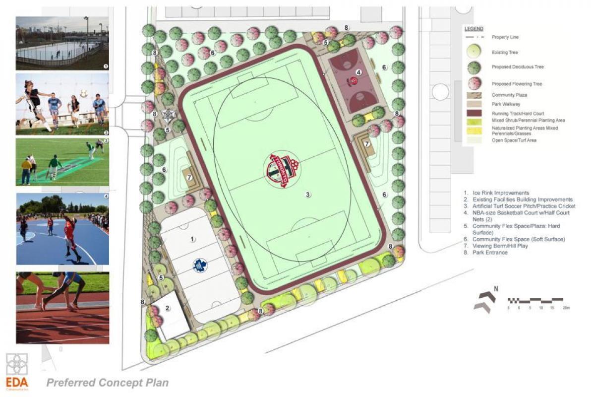 Peta rencana Revitalisasi Regent Park Toronto fase 3b