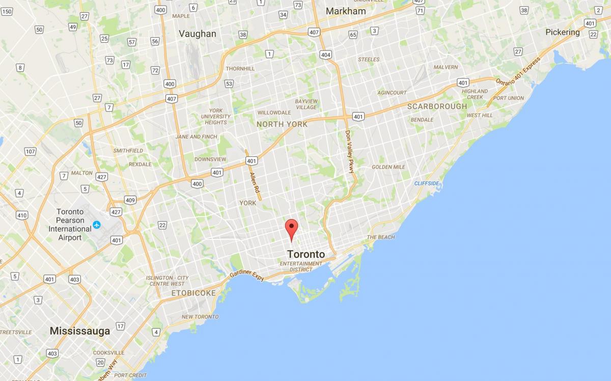Peta dari universitas Toronto kampus