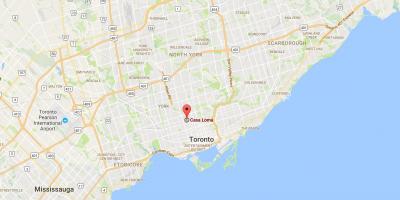 Peta dari Casa Loma district, Toronto