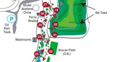 Peta dari Centennial Park golf Toronto