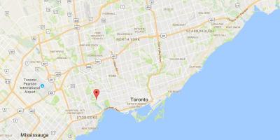 Peta distrik Old Mill Toronto