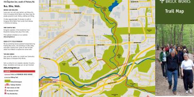Peta Hijau Brickworks Toronto trail