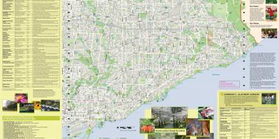 Peta dari gardens Toronto timur
