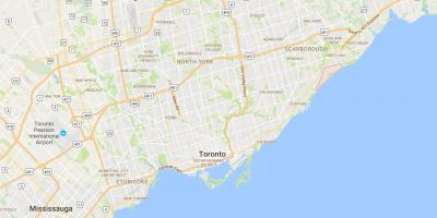 Peta dari Guildwood district, Toronto