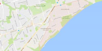 Peta dari Guildwood lingkungan Toronto