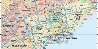Peta dari Tol Toronto