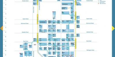Peta Jalan Distrik Finansial Toronto