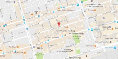 Peta dari John street Toronto