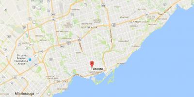 Peta dari Kensington Market district, Toronto