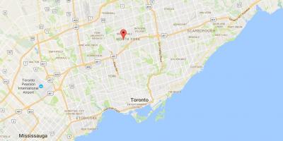 Peta Lansing district, Toronto