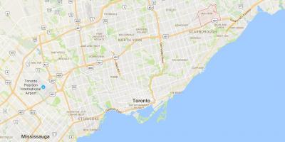 Peta dari Malvern district, Toronto