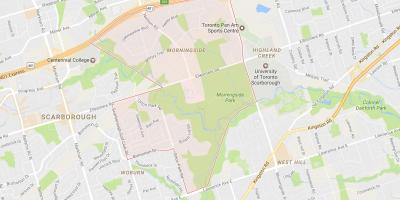 Peta dari Morningside lingkungan Toronto