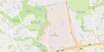 Peta dari Pelmo Park – Humberlea lingkungan Toronto