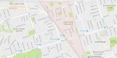Peta dari Persimpangan Segitiga lingkungan Toronto