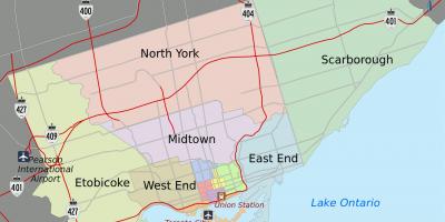 Peta Kota Toronto