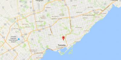 Peta dari St. James Kota Toronto