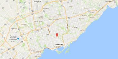Peta dari Summerhill district, Toronto