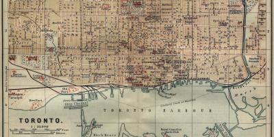 Peta dari Toronto 1894