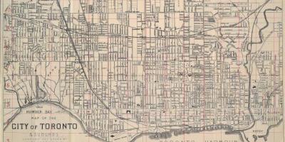 Peta dari Toronto 1902