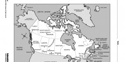Peta dari Toronto di kanada