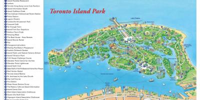 Peta dari pulau Toronto park